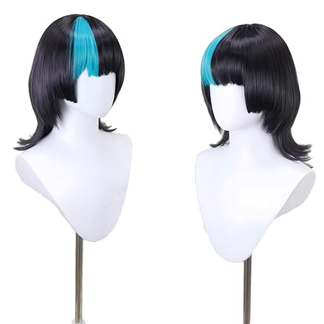Парик для косплея Киры Хоси (а – обзор и цена Anime Cosplay Blue Hair